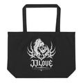Tote bag nera JJLove stemma gotico