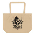 Tote bag beige JJLove stemma gotico