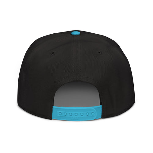 Cappellino snapback JJLove nero e azzurro con logo