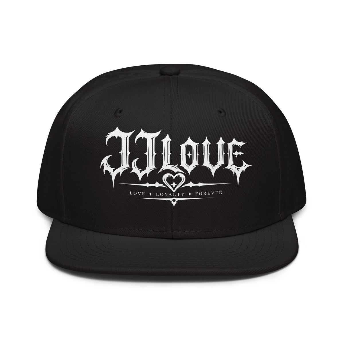 Cappellino snapback JJLove nero con logo
