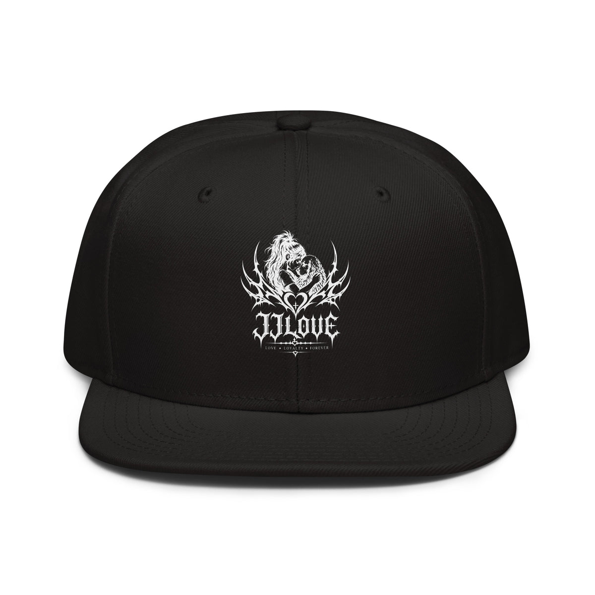 Cappellino snapback JJLove nero stemma gotico