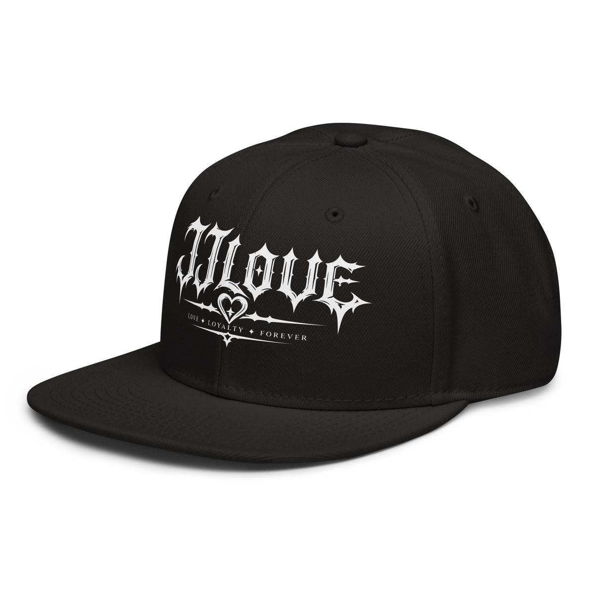 Cappellino snapback JJLove nero con logo