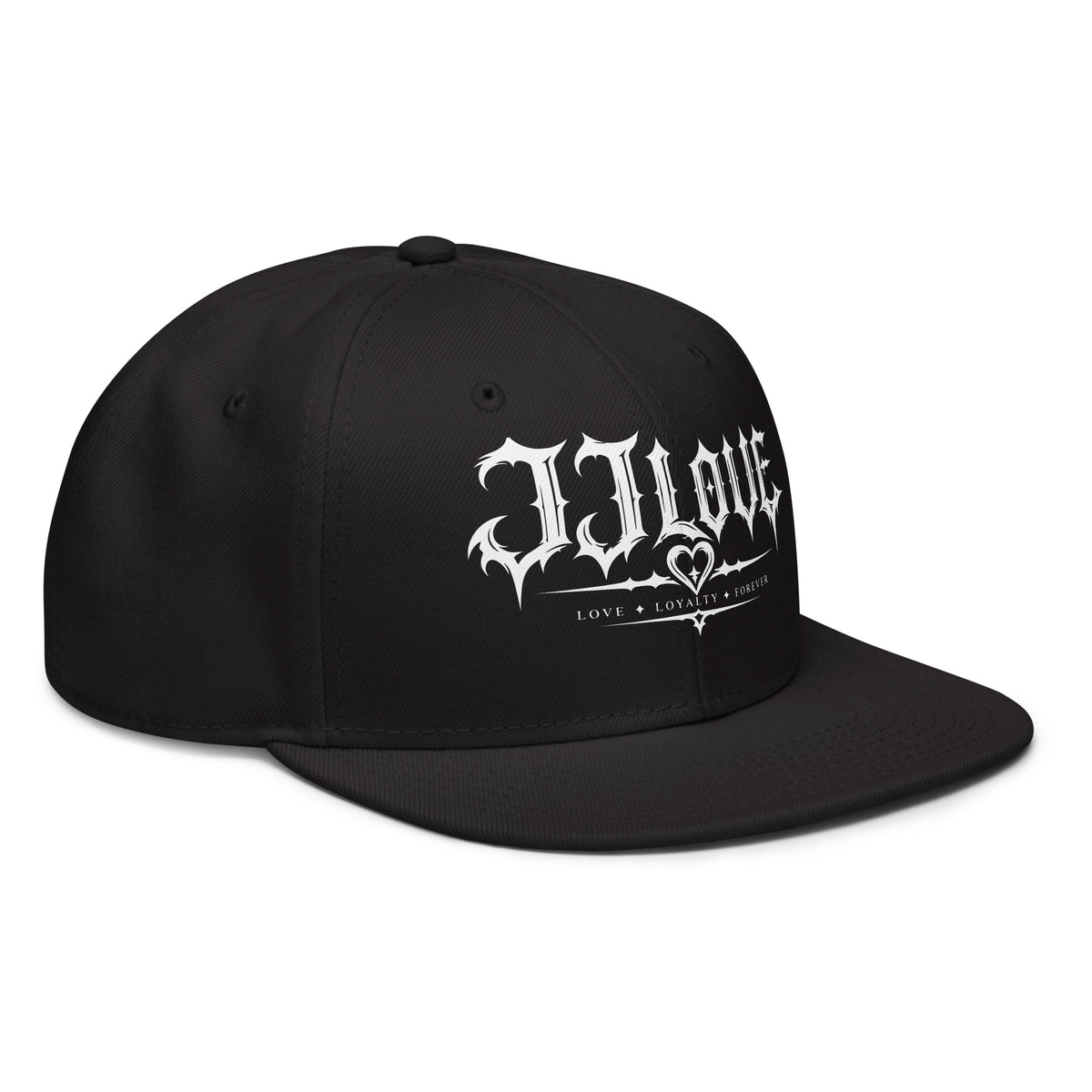 Cappellino snapback JJLove nero con logo