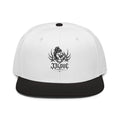 Cappellino snapback JJLove bianco e nero stemma gotico