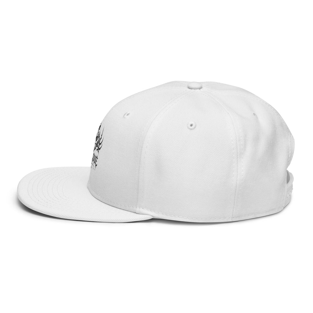 Cappellino snapback JJLove bianco stemma gotico