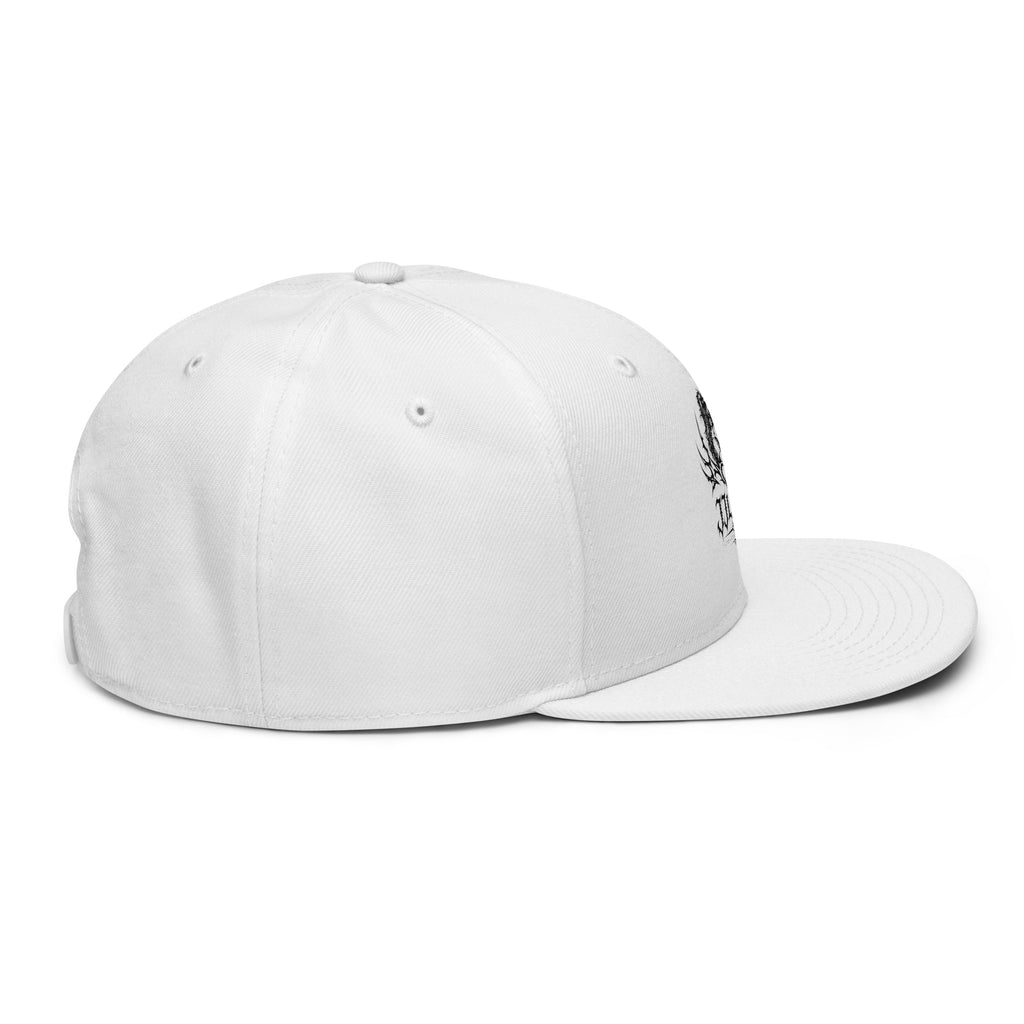 Cappellino snapback JJLove bianco stemma gotico